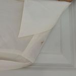 Madewell Silk Utility-Pocket Button-Up Shirt in Winter White, Size X-Small Photo 8