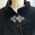 Saks 5th Avenue STUNNING Vintage Saks Fifth Avenue Velvet Opera Cape Black Long Satin Medium Photo 2