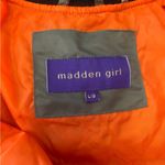 Madden Girl Womens Straight Bottom Bomber Jacket Olive Green Photo 3