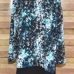 Avenue  Women's Tunic Blouse Plus Size 22W 24W Abstract Pattern Stretch Office Photo 0