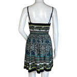 American Rag Cie Dress Women XS Blue Floral Fit & Flare Sweetheart Neck Festival Photo 3