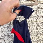 Vintage 90s Peter Popovitch Petite cardigan sweatshirt primary color LARGE? Blue Photo 4