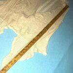 ORIGAMI by Vivien cream color knit sleeveless cardigan waterfall front size S Photo 5