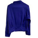 Athleta Altitude Polartec Half Zip Cropped Purple Sweatshirt Size M Cozycore Photo 1