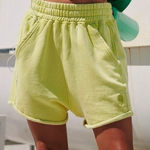 Free People  FP Movement All Star Solid Shorts Large Women’s Highlighter Photo 0