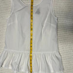 J.Crew Bow-Back Peplum Tank Top White XXS Preppy Coquette Professional Corporate Photo 12