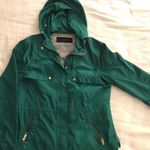 ZARA Green “rain” Jacket  Photo 0