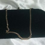 Antique vintage black beaded purse with chain handle. Photo 6
