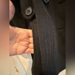 JOUJOU Double Breasted Long Sleeve Winter Pea Coat Jacket Size XL Black Photo 7