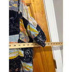 We The Free  Womens Love Letters Button Front Shirt Oversized Cotton Sz Medium Photo 5