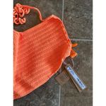 SKIMS Crochet Swim Handkerchief Top Orange Size Small Photo 2