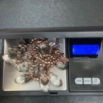 Ny Collection NY Signed Smoky Quartz Briolette Cut Teardrop Rose Gold-tone Beaded 18” Necklace Photo 6