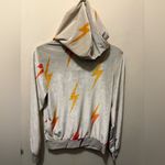 Aviator Nation  velvet‎ lighting blot full zip hoodie, size small Photo 6