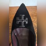 Tory Burch Black Velvet Eleanor 65 MM Heels Size 11 Flaw: Wear Photo 4