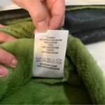 Azalea Wang size small Green Faux Fur faux leather jacket grinchy Black Photo 8