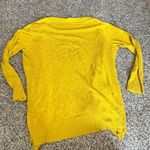 Eileen Fisher  Lightweight Open Front Cardigan  Mustard Yellow‎ Knit Sweater Sz M Photo 6