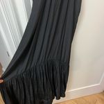 ALC Frank ALC HALTER SIDE CUT OUT FLOOR LENGTH BLACK DRESS Photo 3