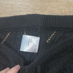 Crochet shorts hollow out knit summer beach cover up shorts Black Size XL Photo 2