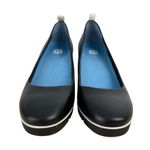 Betabrand  All Weather Wedge Leather Pumps Black Sz 8 Photo 2