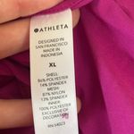 Athleta Printed Mesh Racer Run Mid Rise Short 4” in Fiji Magnolia - Size XL Photo 5