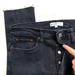 RE/DONE  Originals High Rise Ankle Crop in Faded Black Photo 75