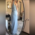 Show Me Your Mumu NWT  Kendall STEEL blue maxi dress MEDIUM FLAWED Photo 4