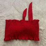 SheIn Red tube top, red crop top Photo 3