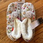 Kensie Cocktail Happy Hour Fuzzy slippers Size Large 9 10 Photo 0