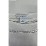 Liz Claiborne Liz‎ Claiborne White Women's Round Neck Blouse - Size Medium Photo 5