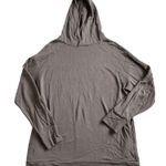 Aerie  Brown Modal Blend Long Sleeve Hoodie Pullover Size Small Photo 0