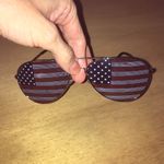 None Womens Patriotic American flag ๐บ๐ธ Aviator sunglasses ๐ถ 4th Of July Labor Day Photo 3