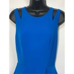 Chelsea28  Women's Strappy Back Sleeveless Back Zip Fit & Flare Dress Blue Small Photo 3