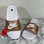 Nike Victori One Comfort Women's Sandal Slides Rose Gold White Size 9 SKU#24509 Photo 0