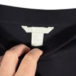 H&M  Women’s Jersey Knit Crossover Front Midi Skirt Black Size S Photo 6