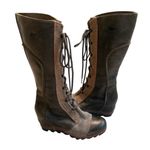 Sorel Cate The Great Wedge Tall Boot Lace Up, Sz 9.5 Photo 3