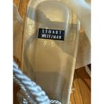 Stuart Weitzman Vintage Women's Chiffon Ribbon Tie Up Espadrille Shoes 8B Photo 2