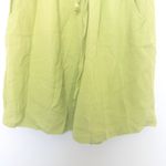 Neiman Marcus VTG 90s  Womens Silk Shorts Size M‎ Green Coastal Chic Old Money Photo 4