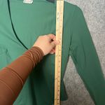 Free People Intimately Woman Small Wide Neck Green Long Sleeve Bodysuit Photo 5
