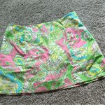 Lilly Pulitzer  Green and Pink A-Line skort Photo 0