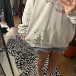 Pink Floyd Crew Neck Distressed Pullover Sweatshirt Gray Size 1X Photo 6