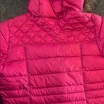 Columbia  Women Fuchsia Puffer Jacket with Faux Fur Hood Size S Photo 7