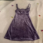 RSQ  Purple Velvet Vintage mini Dress xs Photo 3