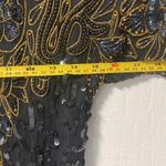 Laurence Kazar Vintage   New York silk sequin dress Photo 8