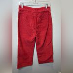 Marine layer  Women's‎ Tally Pant Rosewood Cropped Wide Leg Corduroy Size 6 Photo 3