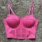 Say What? Pink Corset Top  Photo 0