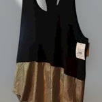 Champion  Black Gold Athletic Tank Top Medium NWT | Activewear Running Workout Photo 0