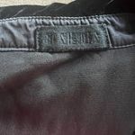 CP Shades  Velvet Silk Tunic Top Long Sleeve Black Womens Medium Photo 7