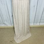Show Me Your Mumu  Sz L Michelle Flutter Dress Gown Show Me the Ring Beaded Beige Photo 10