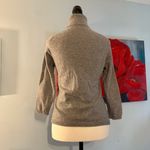 Ann Taylor  Women’s Size S Small 100% Cashmere Turtleneck Sweater Gray Photo 3