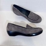 Dansko  Grey Herringbone Leather Loafers Womens 7 Dark Academia Preppy Comfort Photo 9
